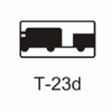 Tabliczka drogowa T-23d