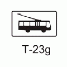 Tabliczka drogowa T-23g