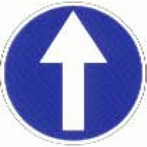 Znak drogowy nakazu C-5
