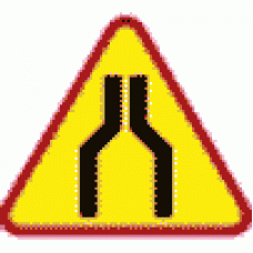 Znak drogowy ostrzegawczy A-12a