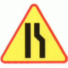 Znak drogowy ostrzegawczy A-12b