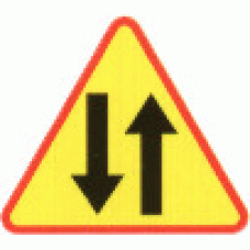 Znak drogowy ostrzegawczy A-20
