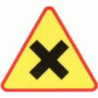 Znak drogowy ostrzegawczy A-5