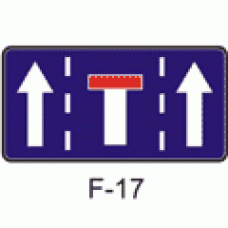 Znak drogowy uzupełniający F-17